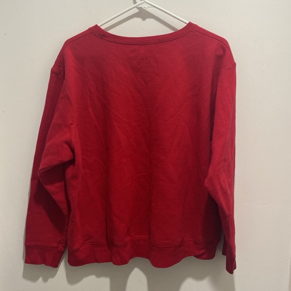 Hanes Red Sweatshirt- Love What Grandmas Do Best - Crewneck Vintage 🌟 - Picture 4 of 4